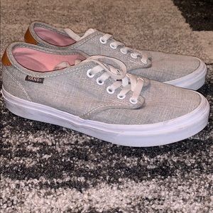 Women’s light grey vans